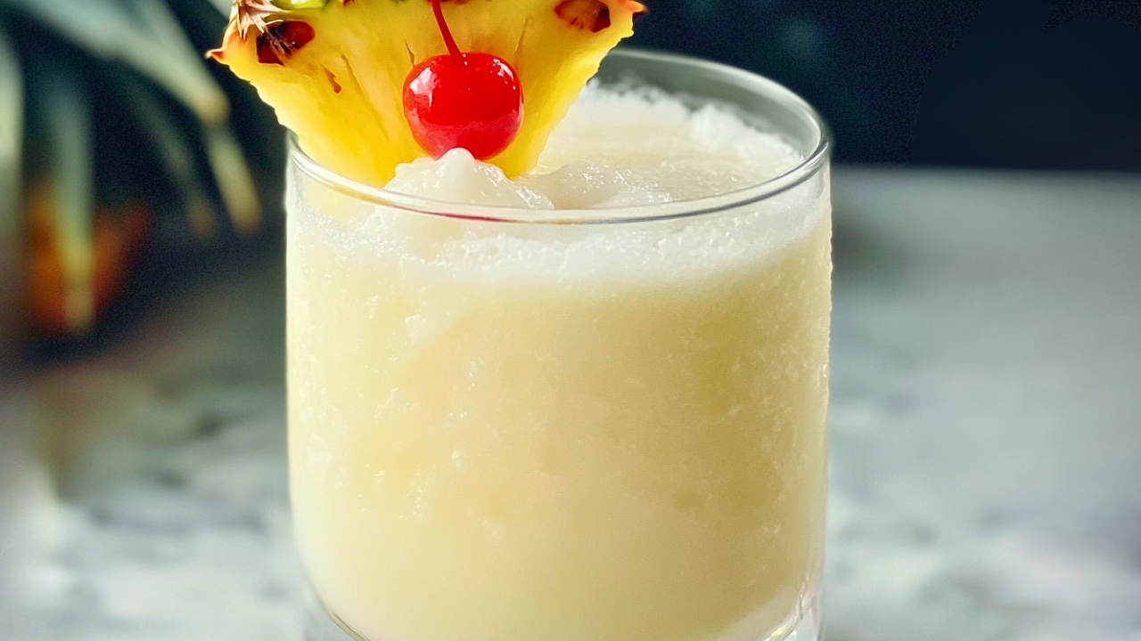 Blend Up This Smooth & Tropical Cauliflower Piña Colada Mocktail - Cauliflower Pina Colada Cocktail midia