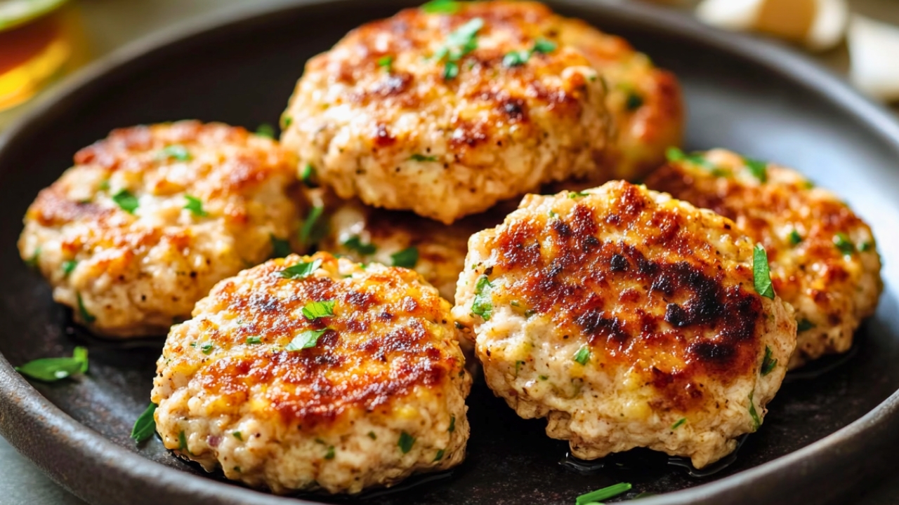 Chicken Patties Recipe for a Healthy Breakfast Option - Chicken Patties midia