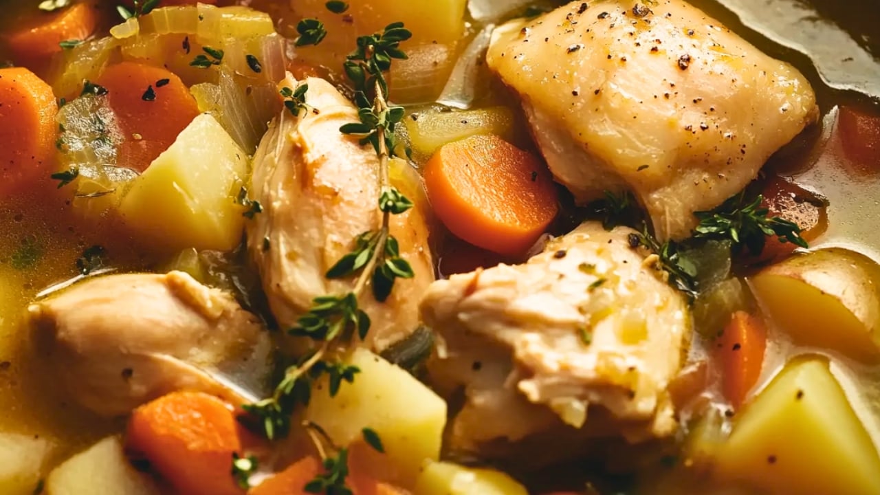 Best Homemade Chicken Stew with Winter Vegetables One-Pot Recipe - Chicken Stew with Winter Vegetables midia