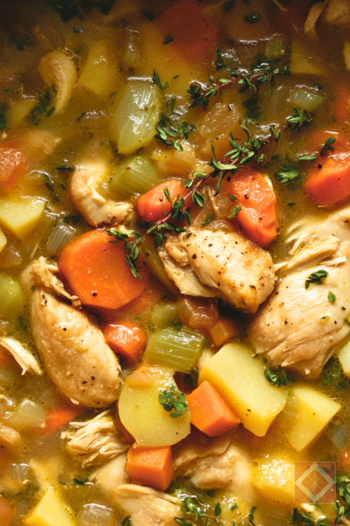 Best Homemade Chicken Stew with Winter Vegetables One-Pot Recipe - Chicken Stew with Winter Vegetables pin 2 midia