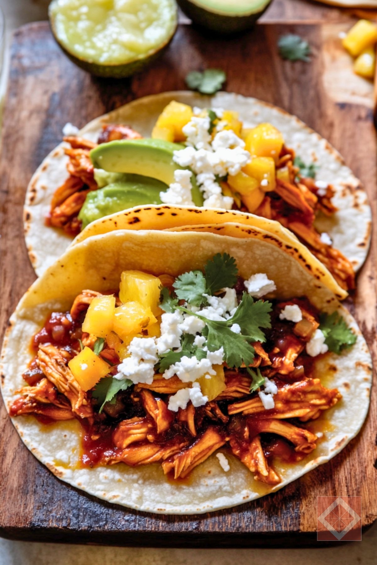 116 Easy Recipes for Effortless Cooking, from Brunch to Dinner to Dessert - Chicken Tinga Tacos pin 1 midia
