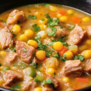 Easy Chipotle Pork & Hominy Stew One-Pot Recipe to Warm Your Night - Chipotle Pork and Hominy Stew One Pot midia