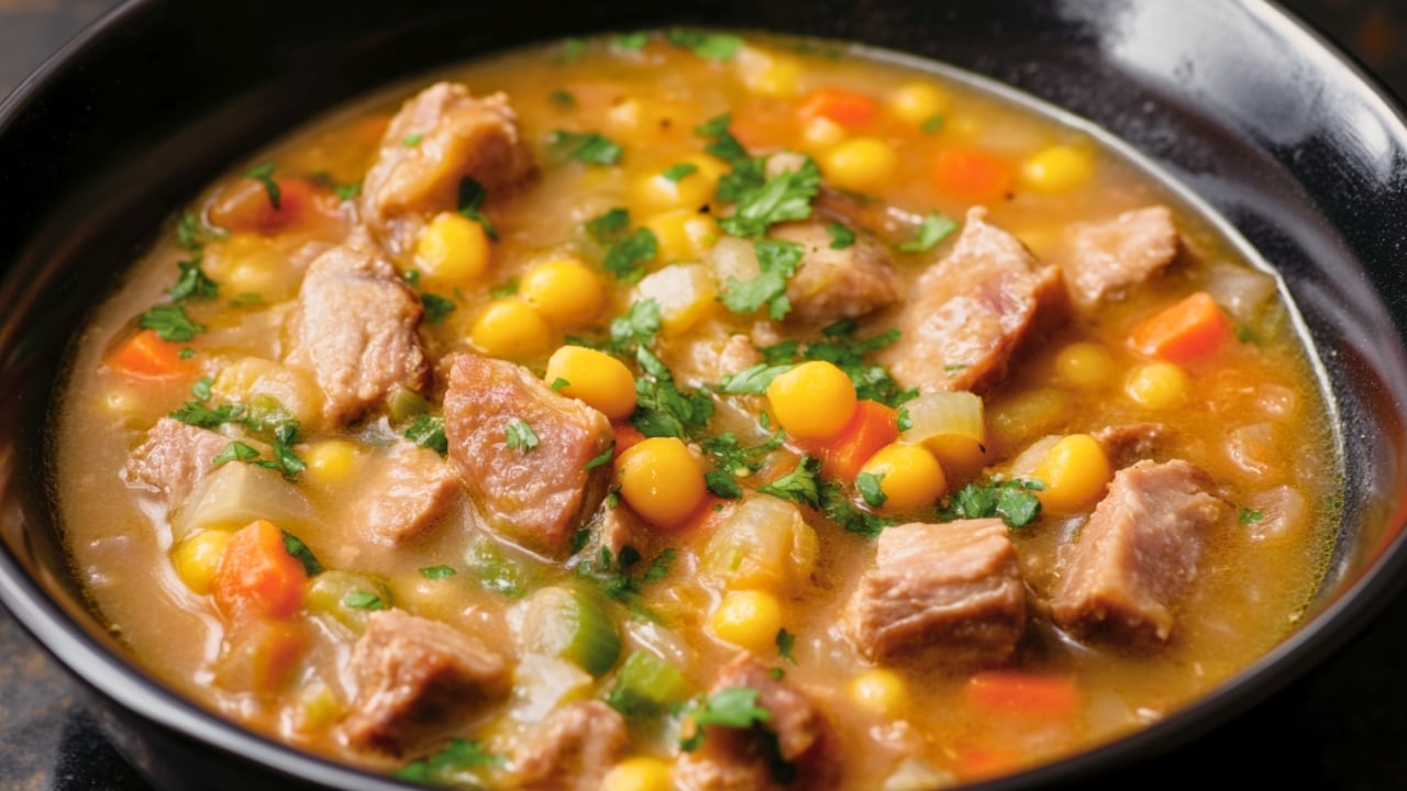 Easy Chipotle Pork & Hominy Stew One-Pot Recipe to Warm Your Night - Chipotle Pork and Hominy Stew One Pot midia