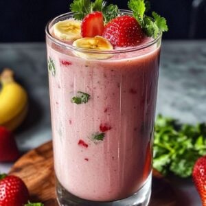 Easy Cilantro Strawberry Banana Juicing Recipe For a Morning Boost - Cilantro Strawberry Banana Juice midia
