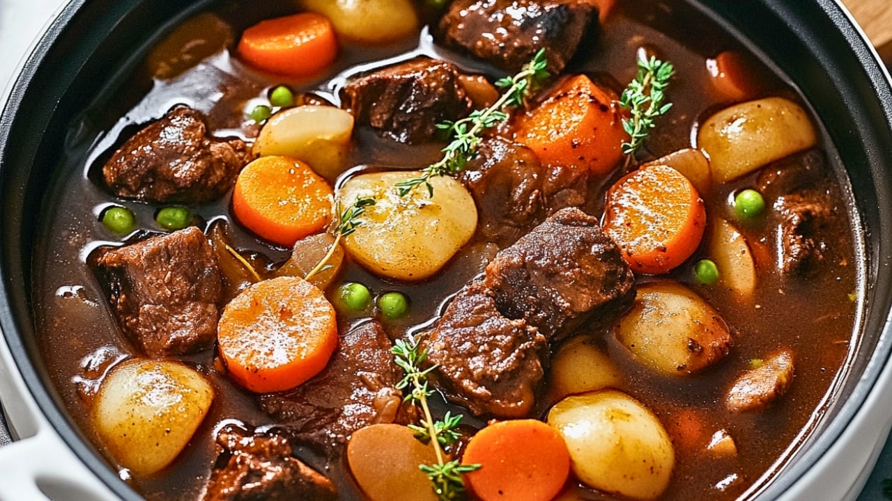 Simple Classic Beef Stew One-Pot Recipe to Feed a Crowd - Classic Beef Stew midia