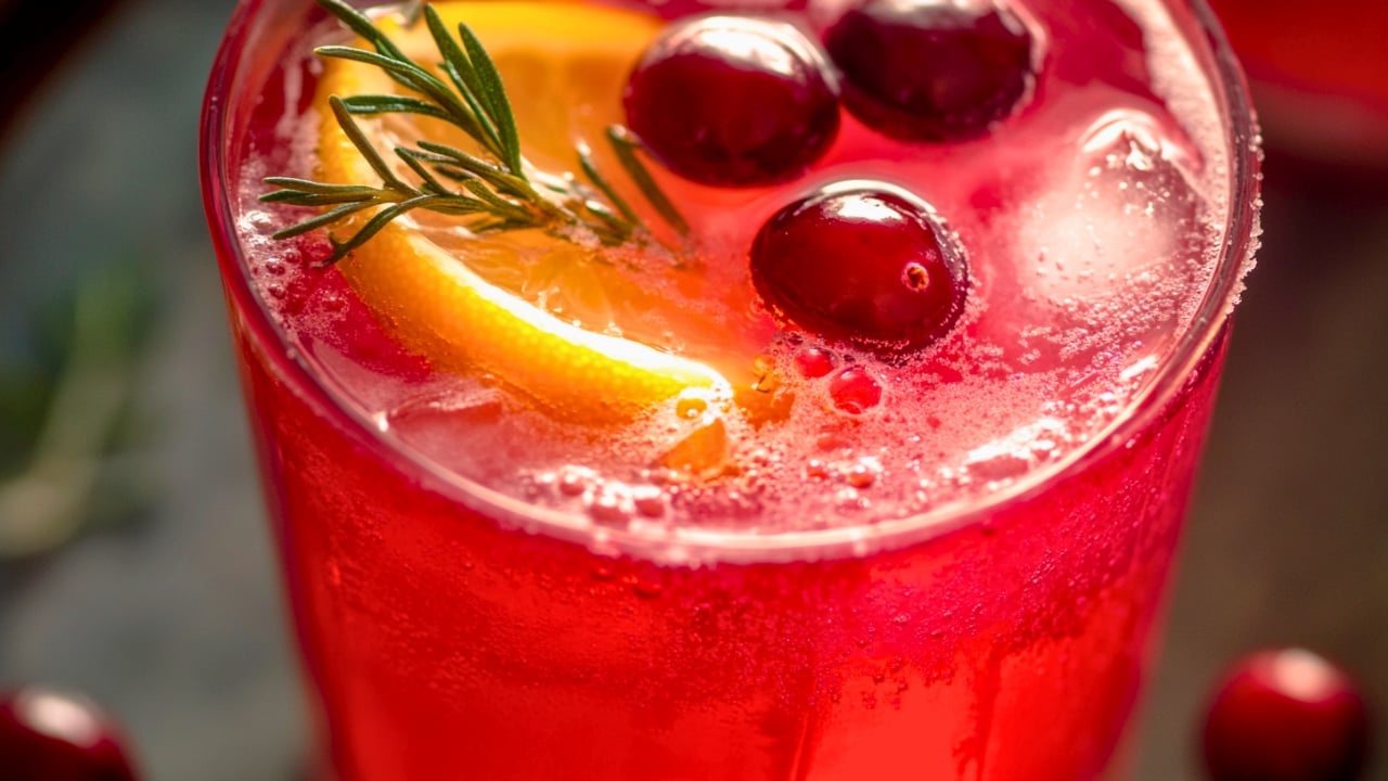 Simple & Refreshing Cranberry Seltzer Mocktail Recipe - Cranberry Seltzer Cocktail midia