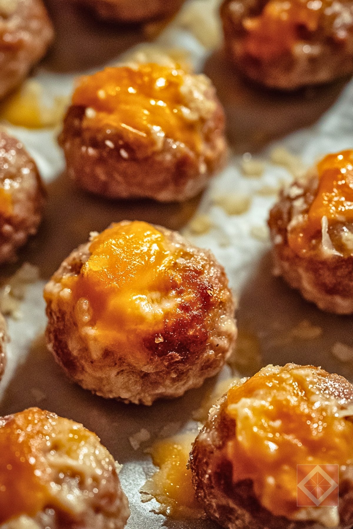 Quick & Cheesy Carnivore Diet Cream Cheese Sausage Balls - Cream Cheese Sausage Balls pin 3 midia