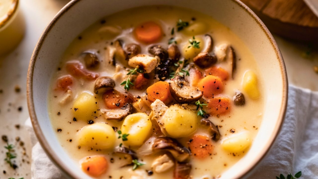 Cozy Up with This Creamy Chicken Gnocchi Soup Recipe - Creamy Chicken Gnocchi Soup midia 1