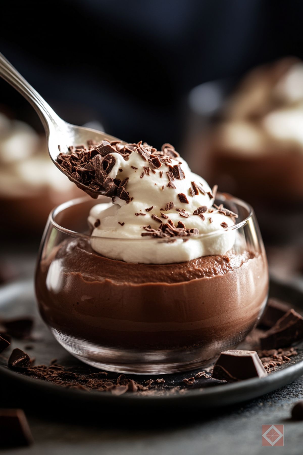Creamy Chocolate Mousse in Just 10 Minutes - Creamy Chocolate Mousse pin 2 midia