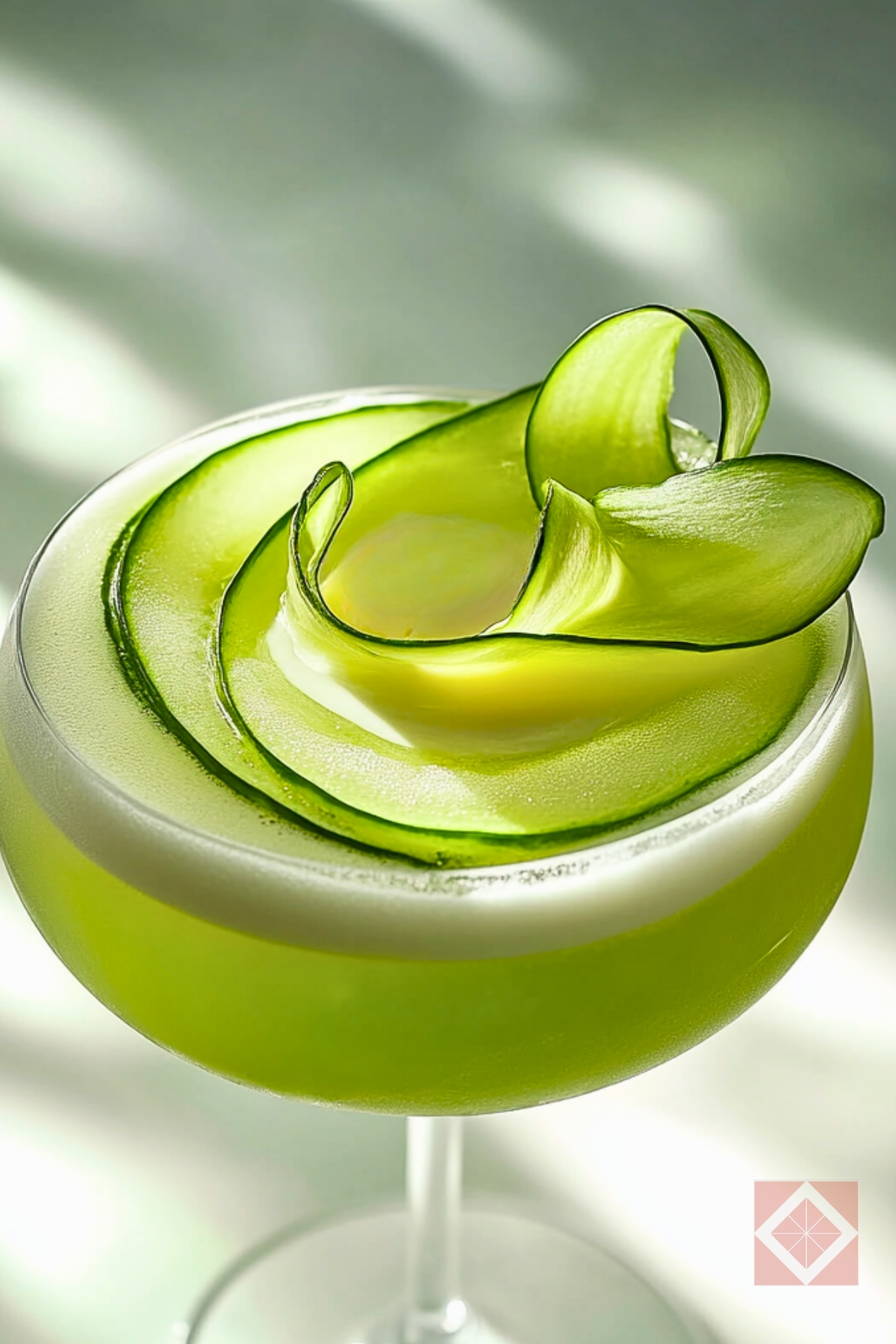 Cool, Crisp & Citrusy: The Ultimate Sake Cocktail - Cucumber Sake Sour Cocktail pin 2 midia