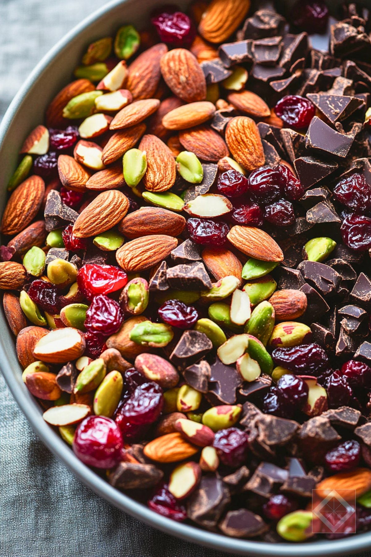 13 Anti-Inflammatory Snack & Appetizer Recipes That Heal & Delight - Dark Chocolate Cherry Trail Mix pin 1 midia