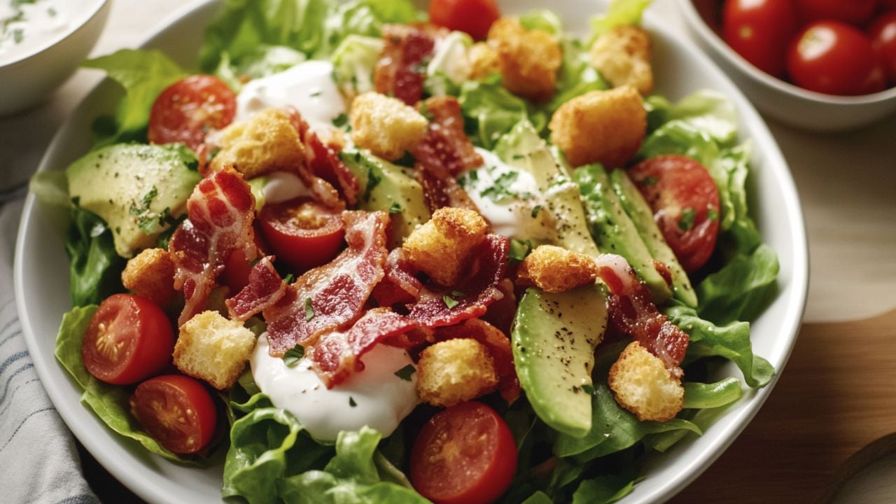 9 Salad Recipes So Good You'll Forget You're Eating Healthy - Easy BLT Salad midia
