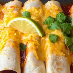 Easy Chicken Enchiladas for Two One-Pot Recipe for Date Night - Easy Chicken Enchiladas midia