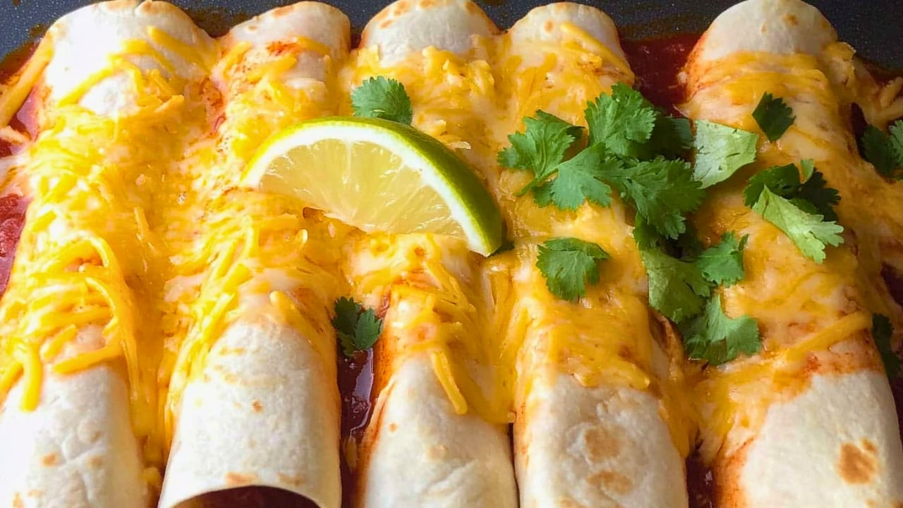 Easy Chicken Enchiladas for Two One-Pot Recipe for Date Night - Easy Chicken Enchiladas midia