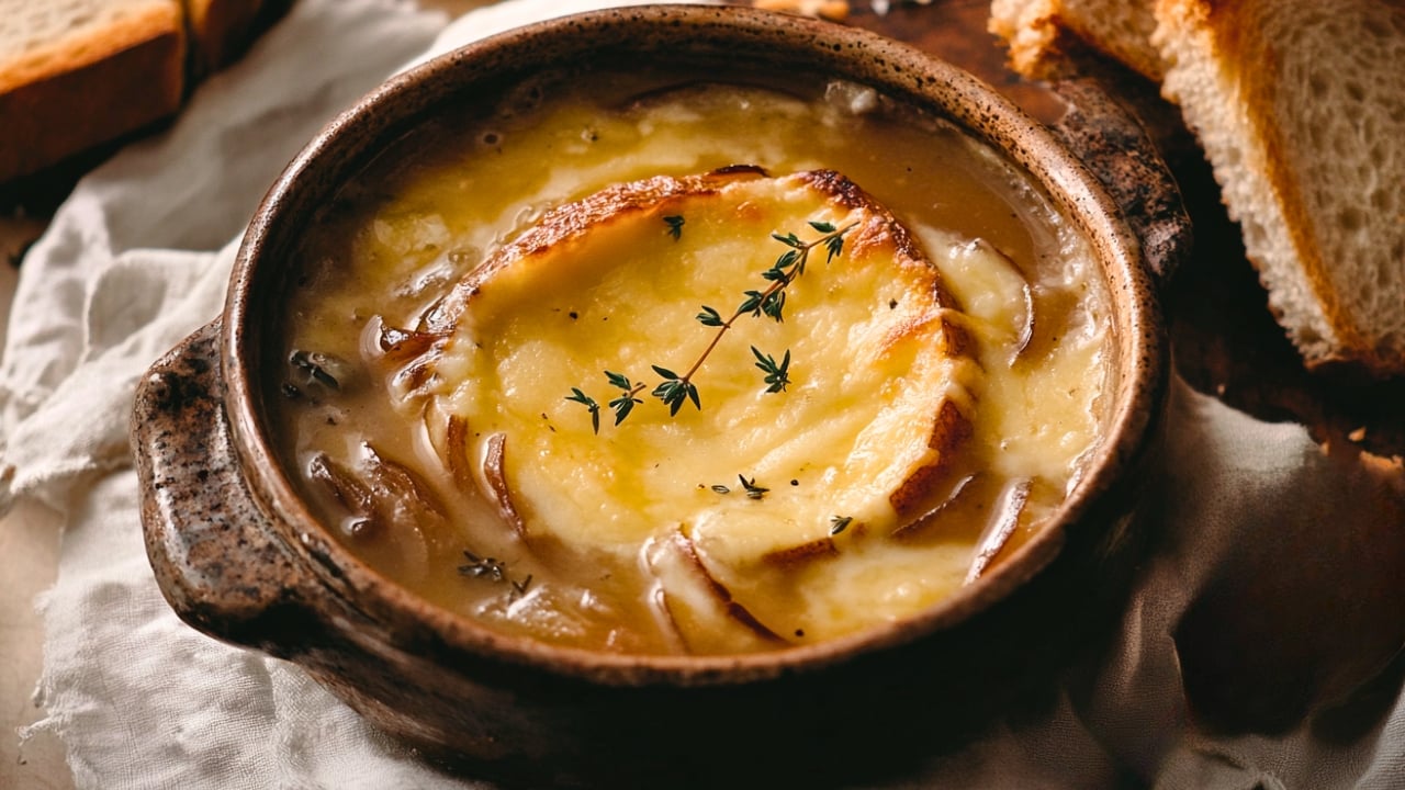 Comforting French Onion Soup Classic Made Easy - French Onion Soup midia 2