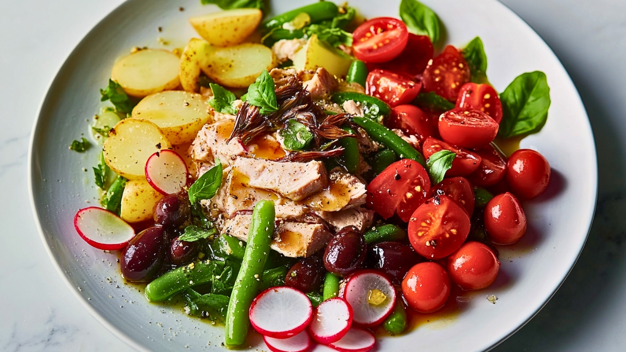 Fresh Niçoise Salad with Herbaceous Dressing: A Must-Try Dish - Fresh Nicoise Salad midia