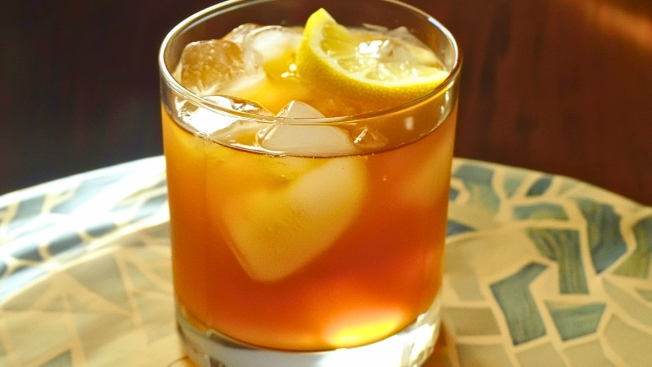 This Ginger & Honey Iced Tea Will Become Your New Favorite - Ginger and Honey Iced Tea Cocktail midia