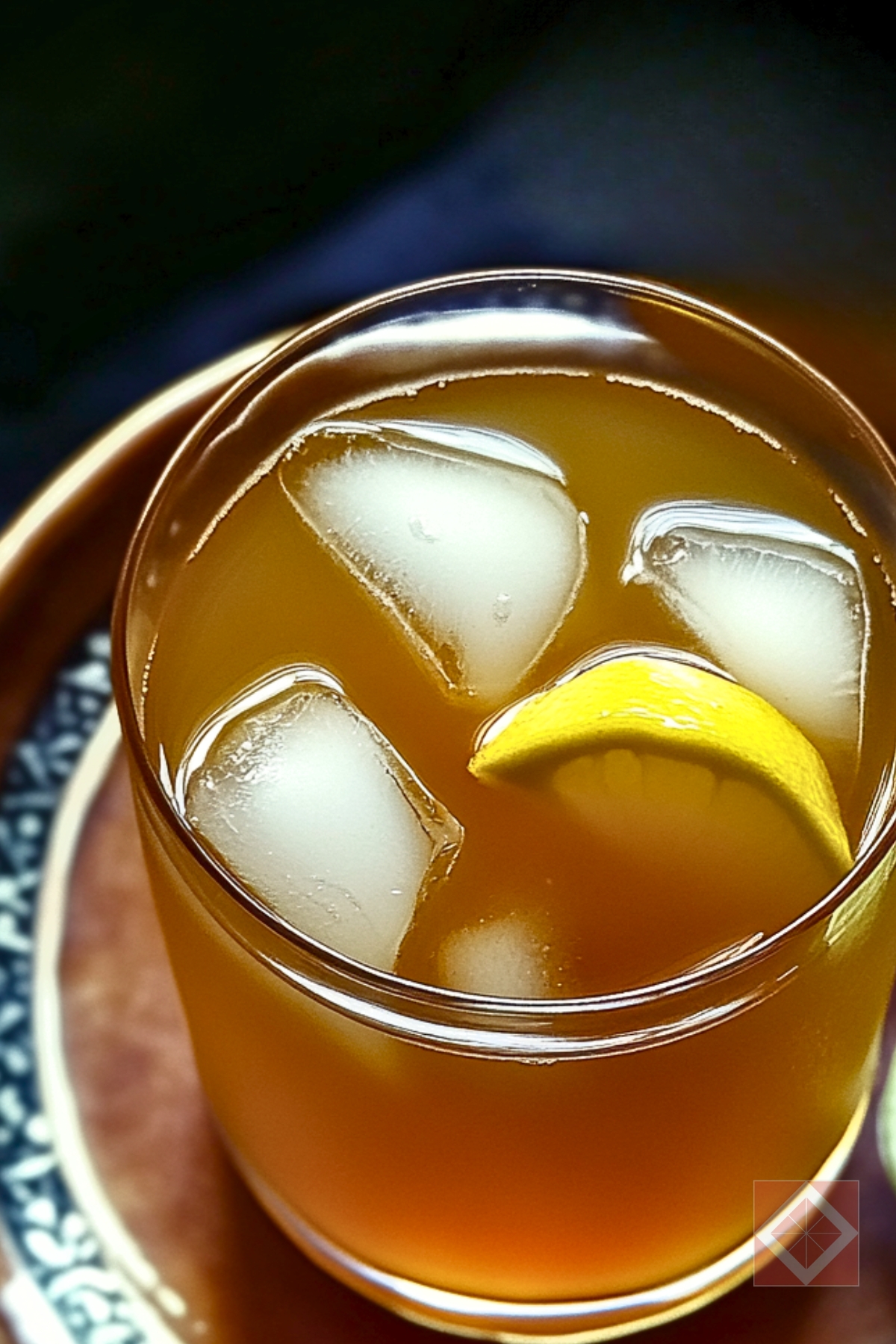 21 Refreshing Mocktail Recipes to Transform Your Gatherings - Ginger and Honey Iced Tea Cocktail pin 1 midia