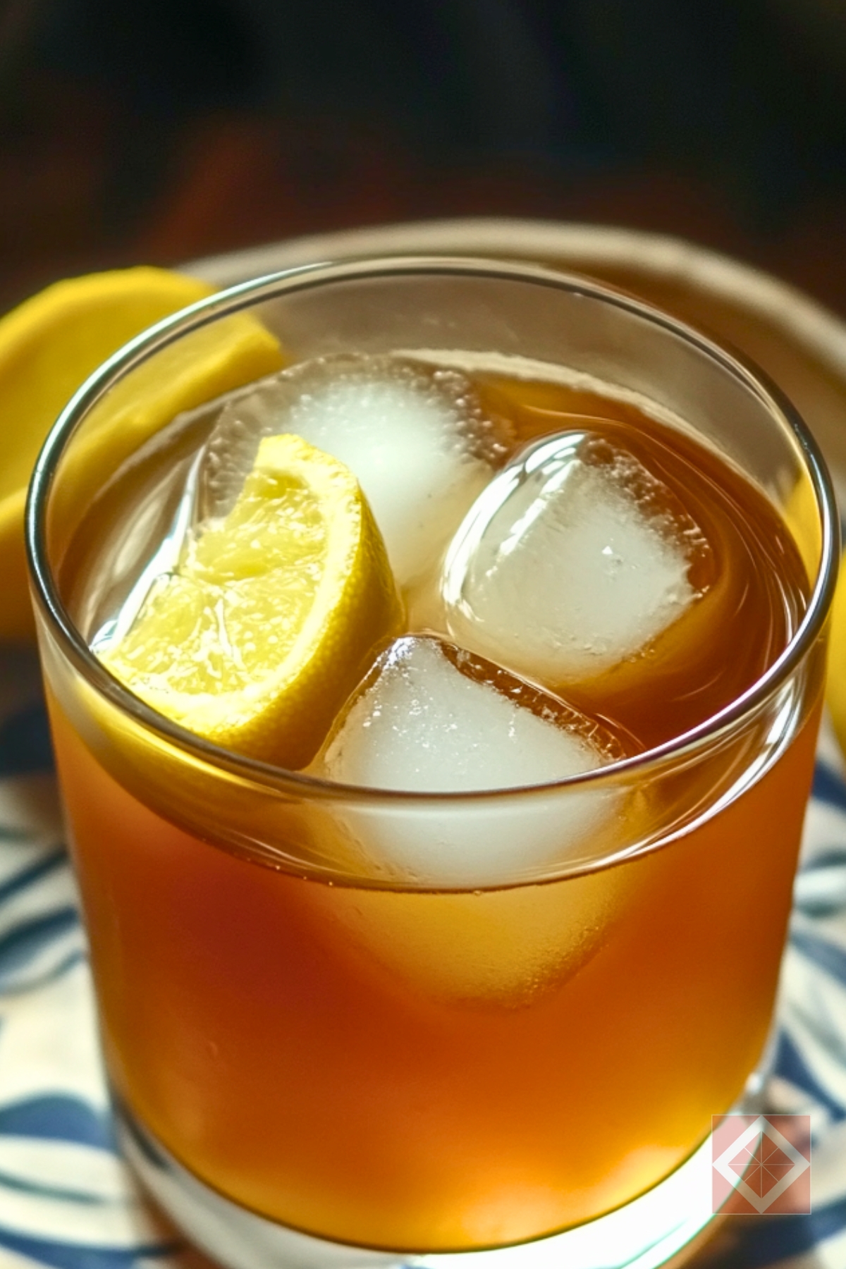 This Ginger & Honey Iced Tea Will Become Your New Favorite - Ginger and Honey Iced Tea Cocktail pin 2 midia