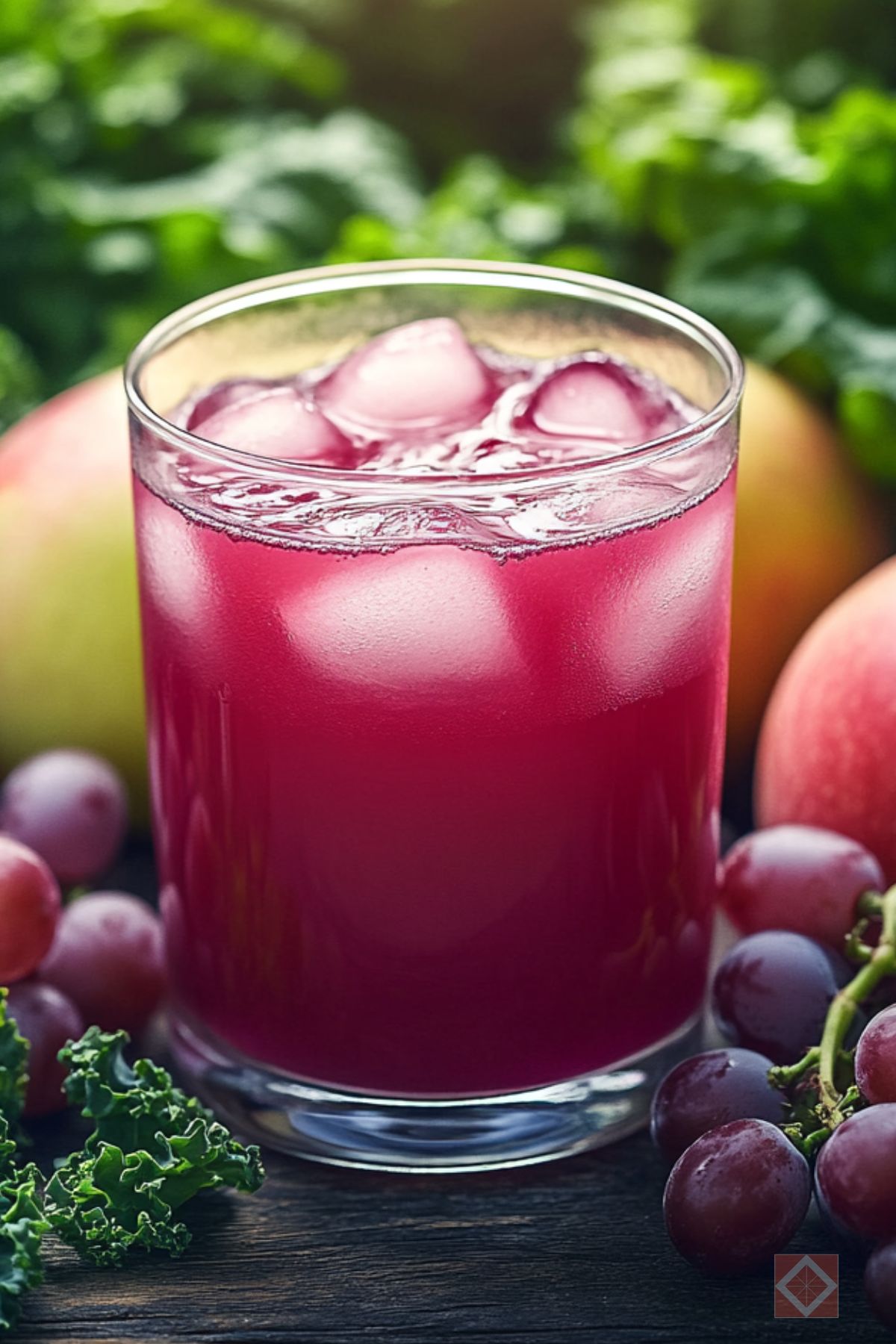 Easy Grape Apple Punch Juicing Recipe for Detoxing