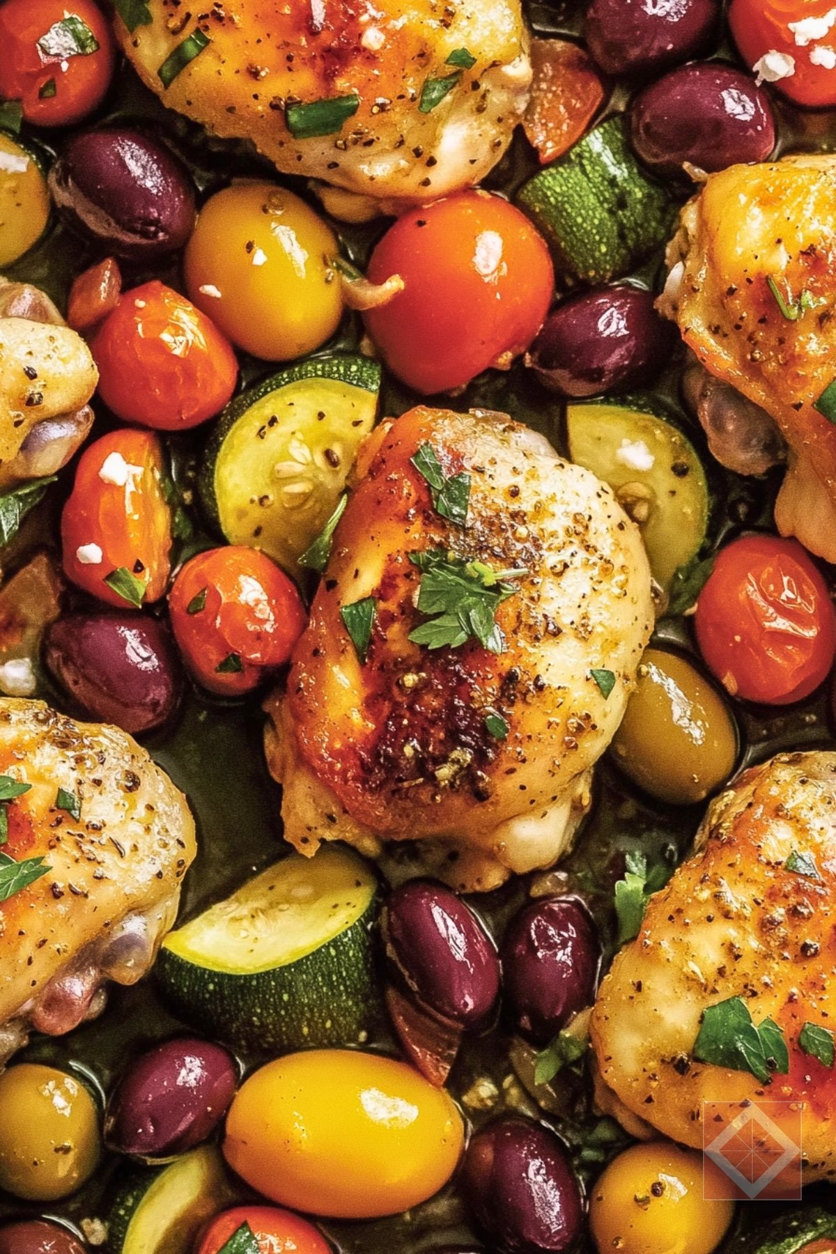 14 High-Protein Meat Recipes That Are Actually Healthy (And Crazy Delicious!) - Greek Sheet Pan Chicken pin 1 midia
