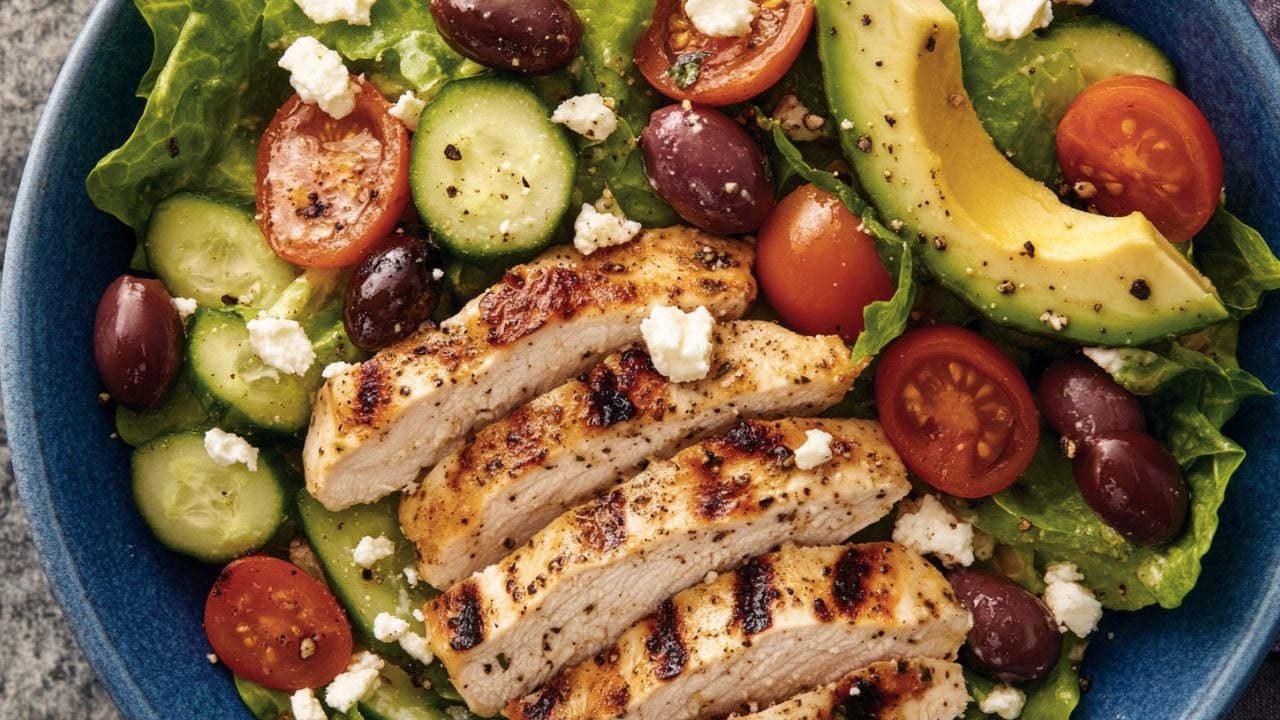Healthy Grilled Chicken Salad Recipe for Busy Days - Grilled Chicken Salad midia