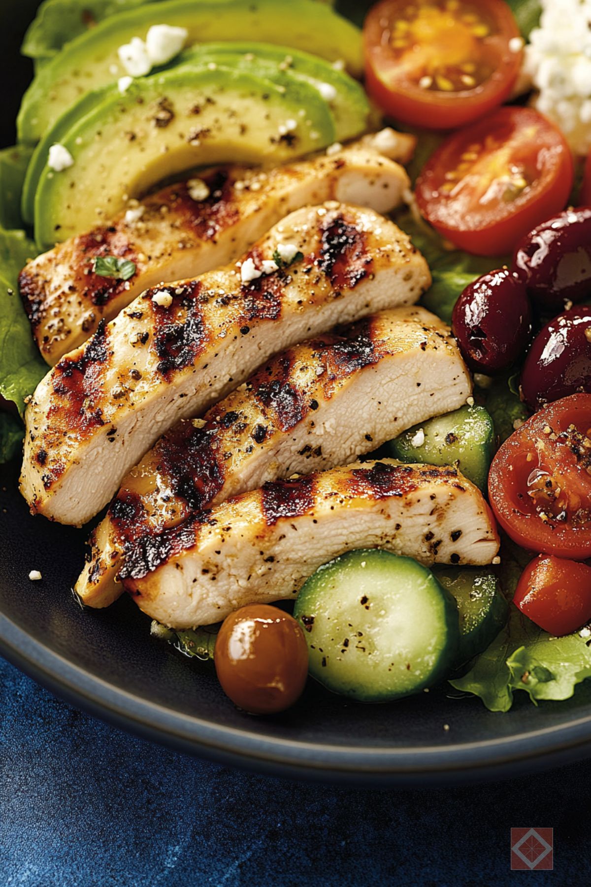 Healthy Grilled Chicken Salad Recipe for Busy Days - Grilled Chicken Salad pin 2 midia