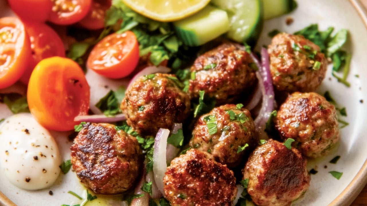 Protein-Packed Lamb Meatballs for Any Meal - Healthy Mediterranean Lamb Meatballs midia