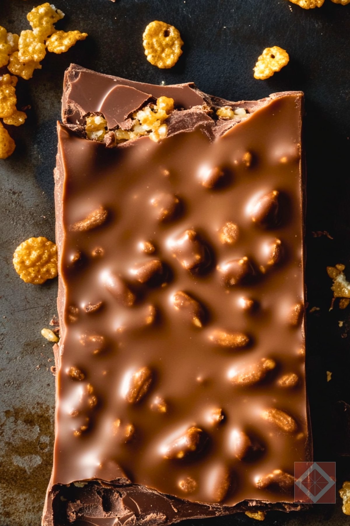 Homemade Crunch Bars: A Crispy Chocolate Treat - Homemade Crunch Bars pin 3 midia