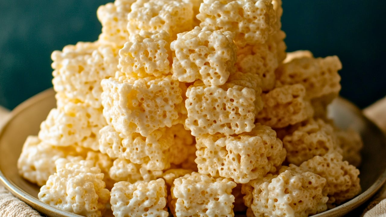How to Make the Best Rice Krispies Treats Every Time - Homemade Rice Krispies Treats midia