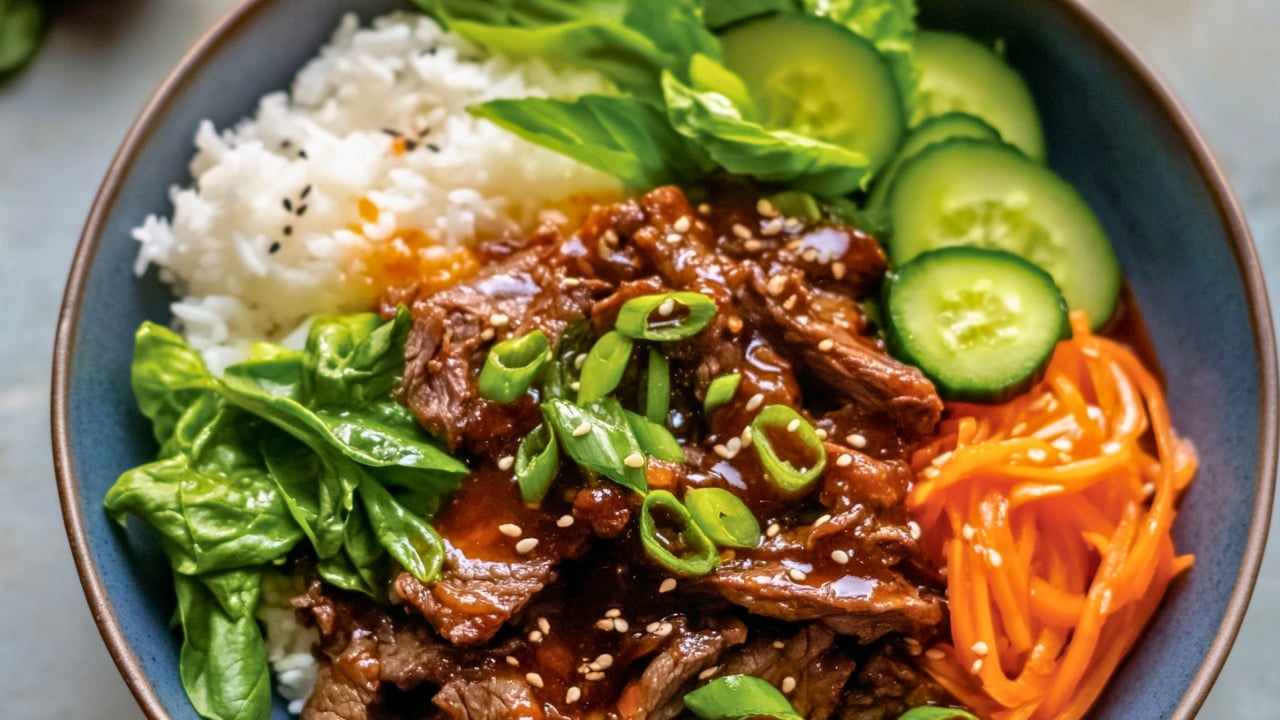 Tender Korean Beef Paired with Irresistible Yum Yum Sauce - Korean Beef midia