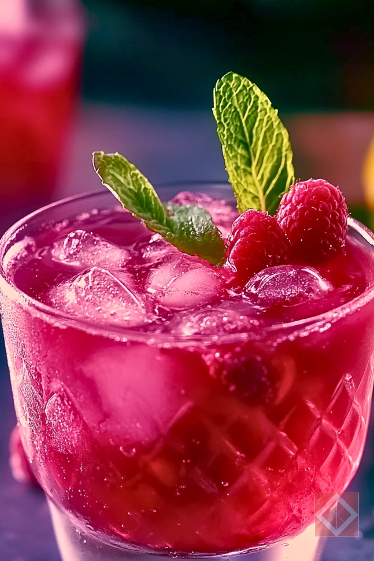21 Refreshing Mocktail Recipes to Transform Your Gatherings - Lemon Raspberry Cocktail pin 1 midia