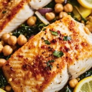 Easy Lemony Halibut Recipe for a Mediterranean Dinner - Lemony Halibut midia