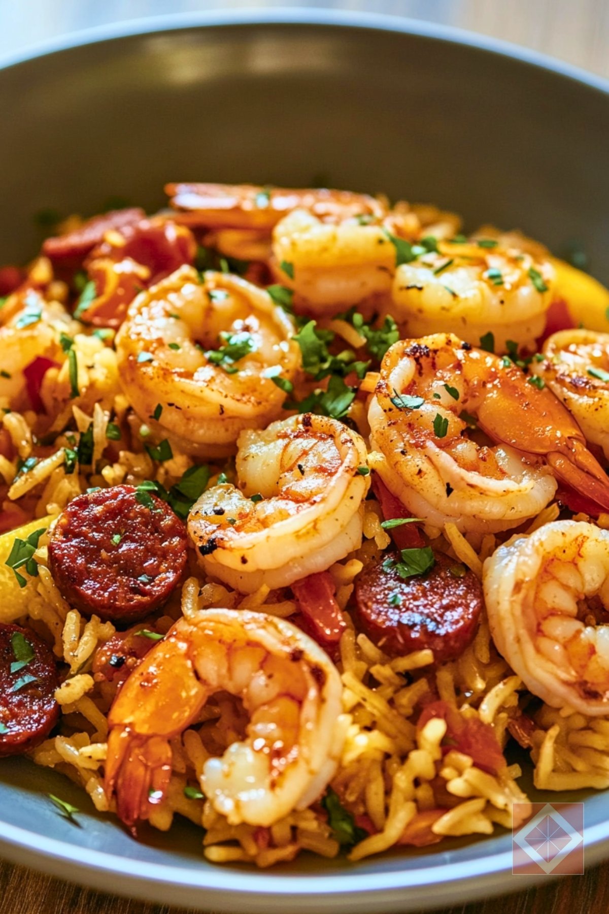 Satisfying One-Pot Rice Pilaf with Shrimp & Chorizo - One Pot Rice Pilaf pin 2 midia