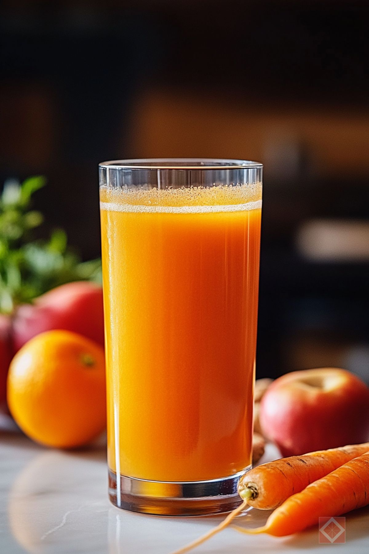 Easy Juicing Recipe for Immune-Boosting Orange Carrot-Ginger Juice - Orange Carrot Ginger Juice pin 2 midia