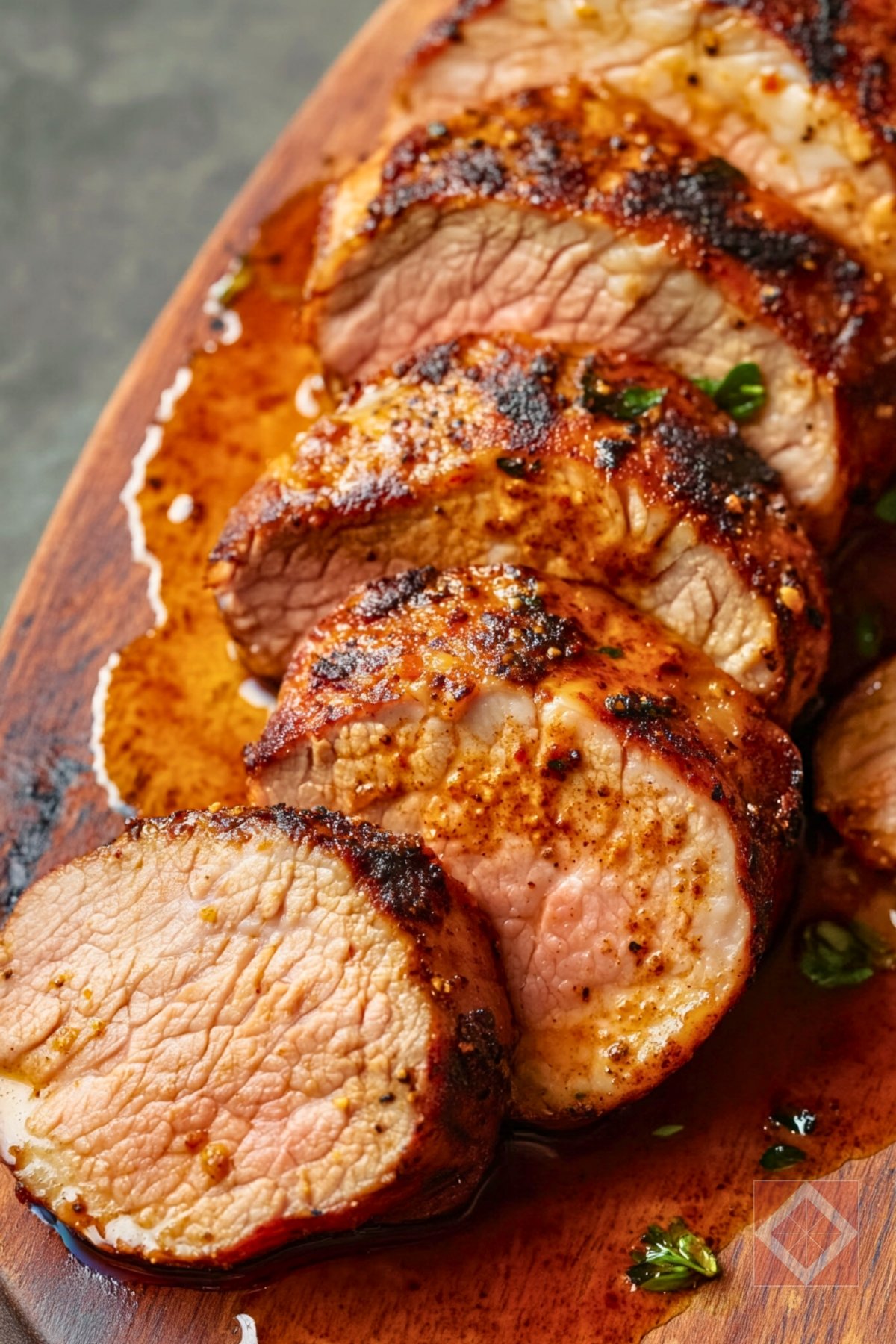 14 High-Protein Meat Recipes That Are Actually Healthy (And Crazy Delicious!) - Paprika Rubbed Pork Tenderloin with Shallot Pan Sauce pin 1 midia