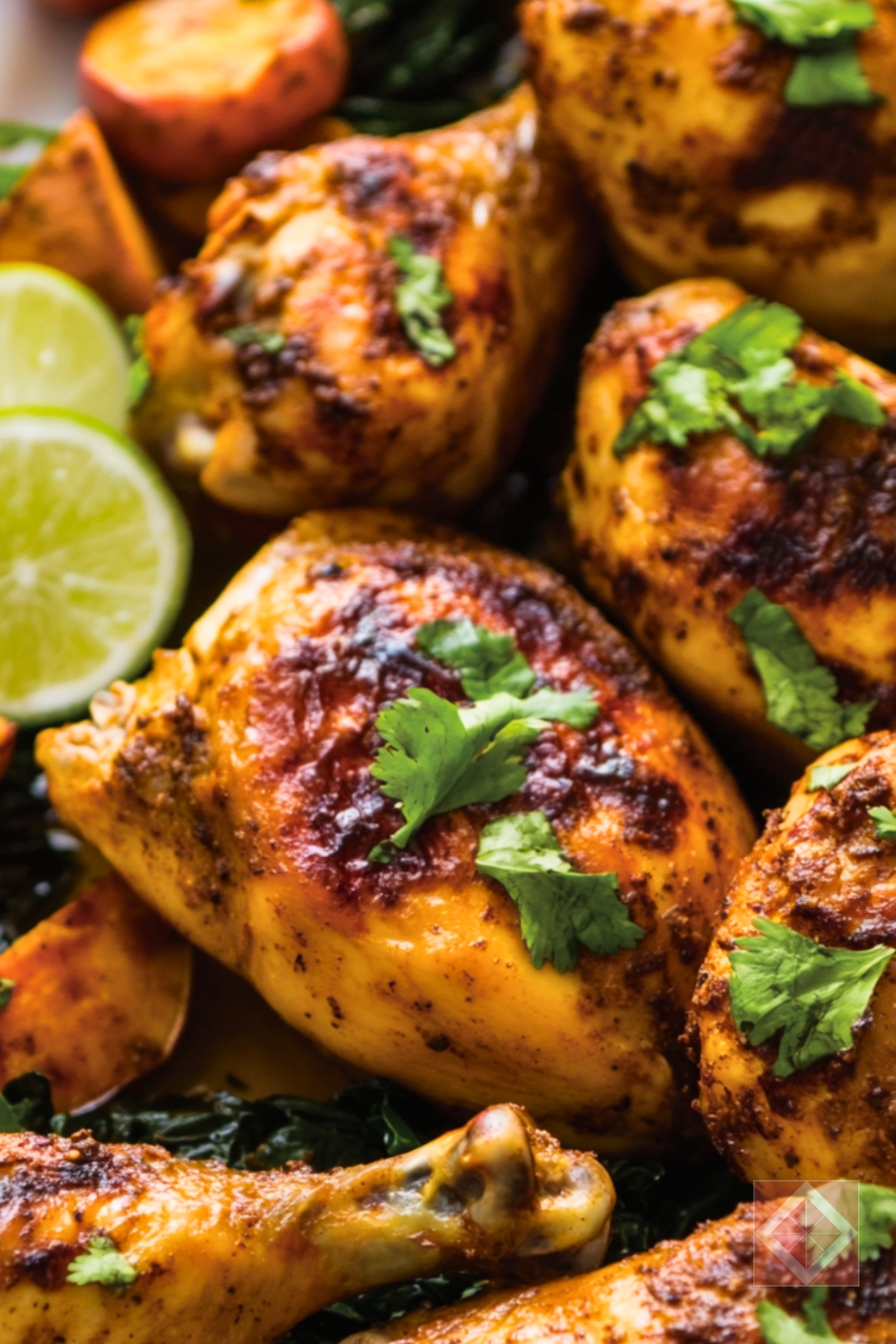 Easy Peruvian Roast Chicken Leg Quarters One-Pot Recipe Meal - Peruvian Roast Chicken Leg Quarters pin 1 midia
