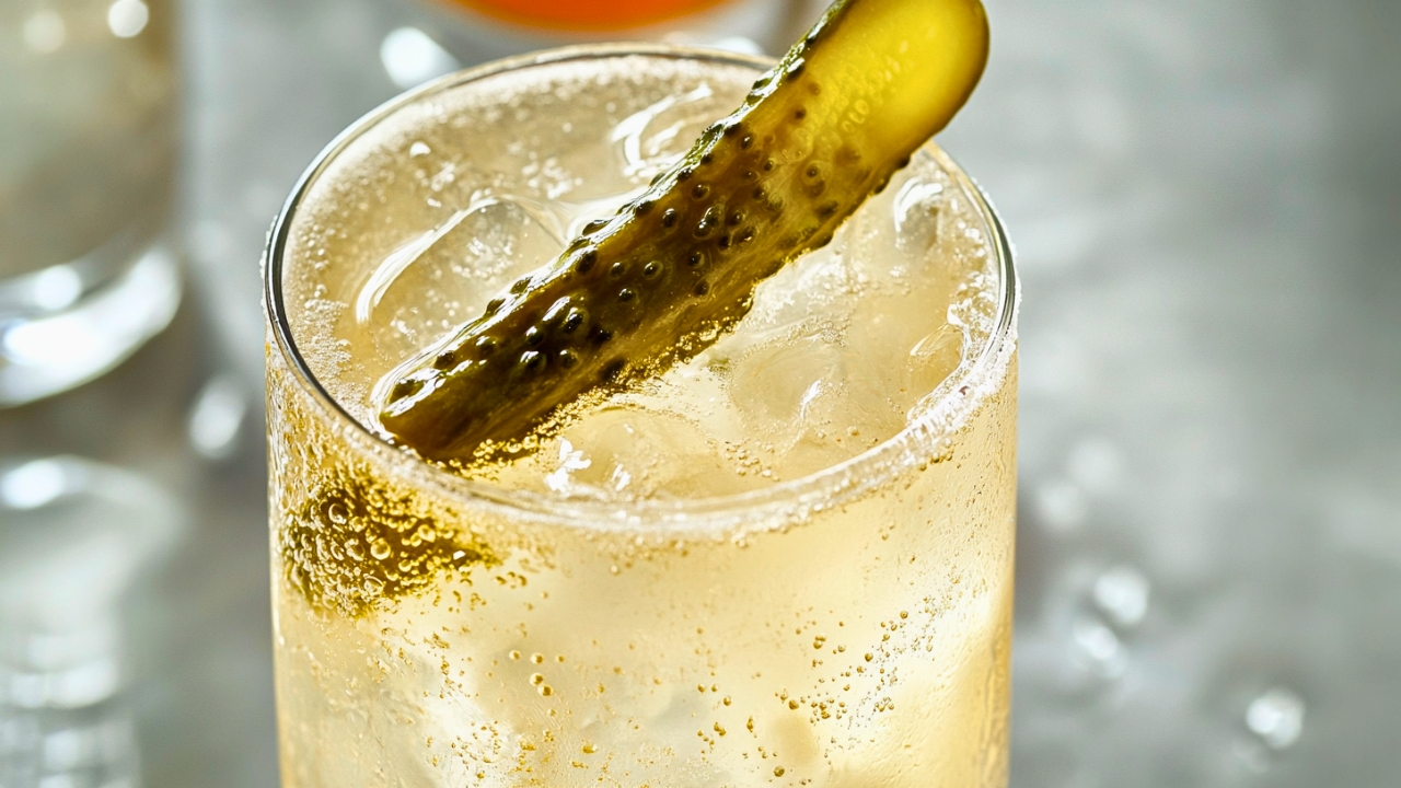 Easy Pickle Seltzer Cocktail You’ll Want to Try - Pickle Seltzer Cocktail midia