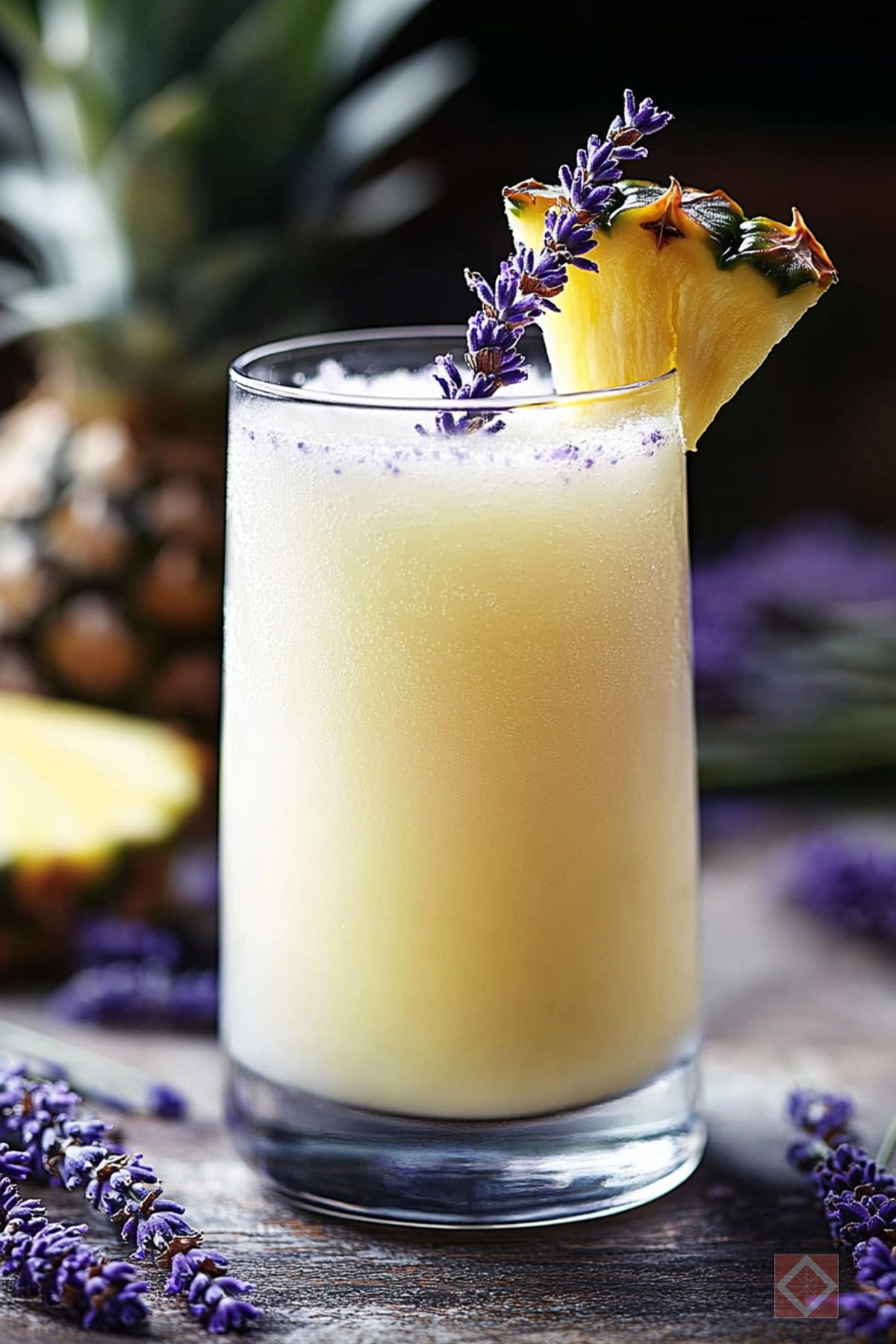 Best Pineapple Lavender Juicing Recipe for a Tropical Twist - Pineapple Lavender Juice pin 1 midia