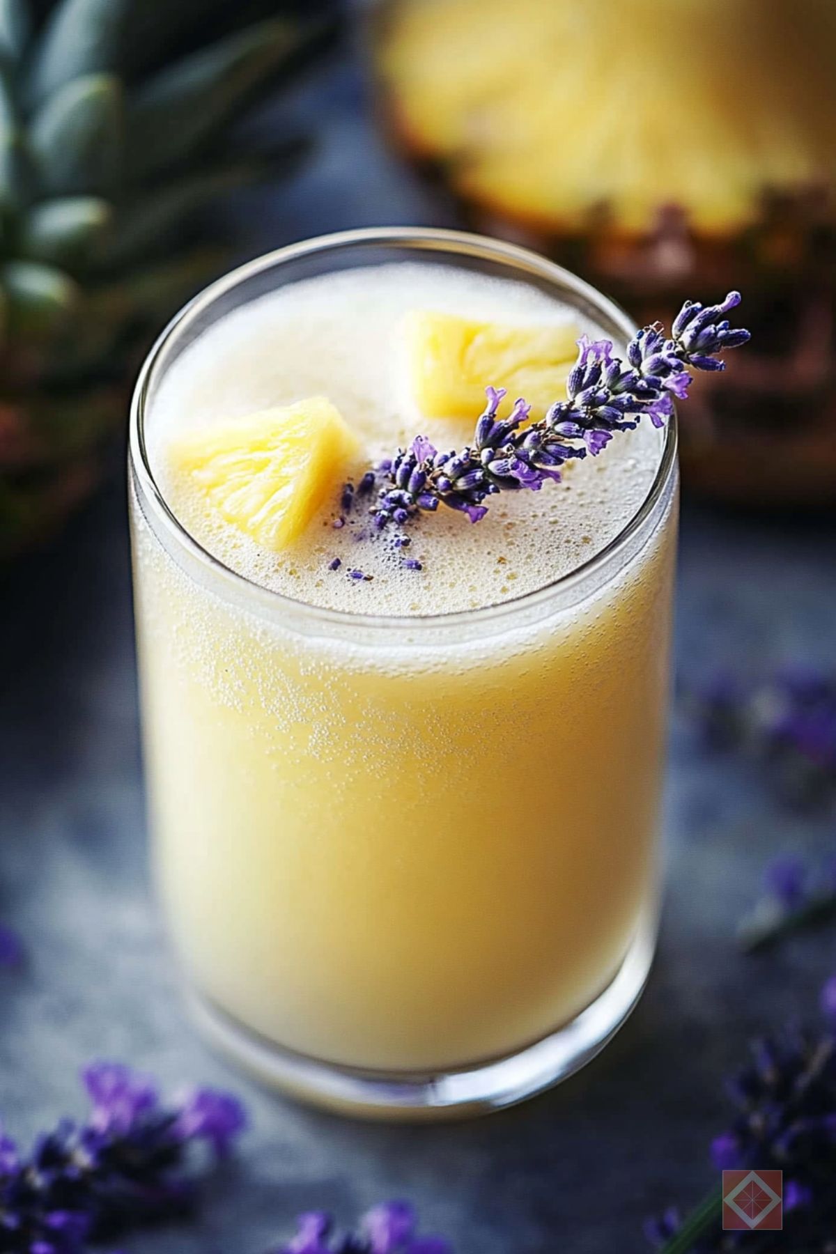 Best Pineapple Lavender Juicing Recipe for a Tropical Twist - Pineapple Lavender Juice pin 2 midia