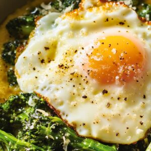 Easy Polenta Dinner with Broccoli Rabe & Fried Eggs - Polenta Dinner midia