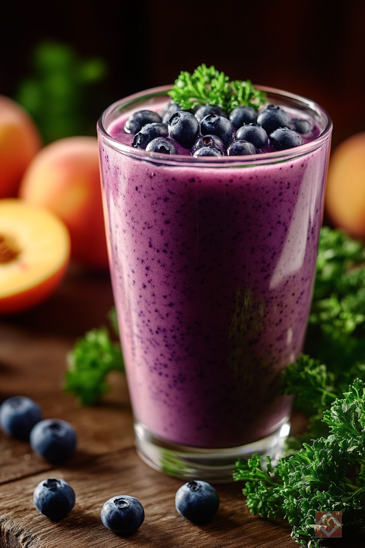 Easy Purple Peach Parsley Juicing Recipe to Refresh & Energize