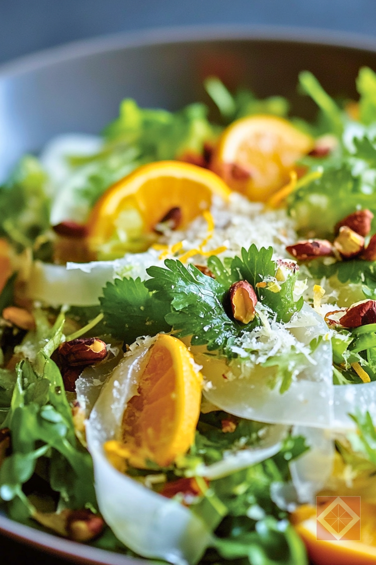 11 Best Anti-Inflammatory Veggie & Legume Recipes to Nourish Your Body - Shaved Fennel and Citrus Salad pin 1 midia