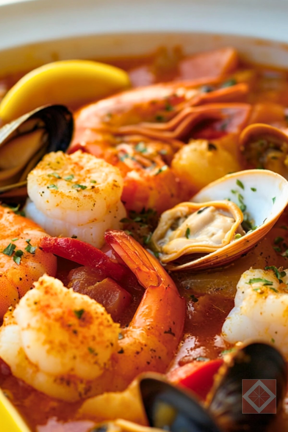 Homemade Spanish Shellfish Stew One-Pot Recipe Everyone Will Love - Spanish Shellfish Stew pin 2 midia