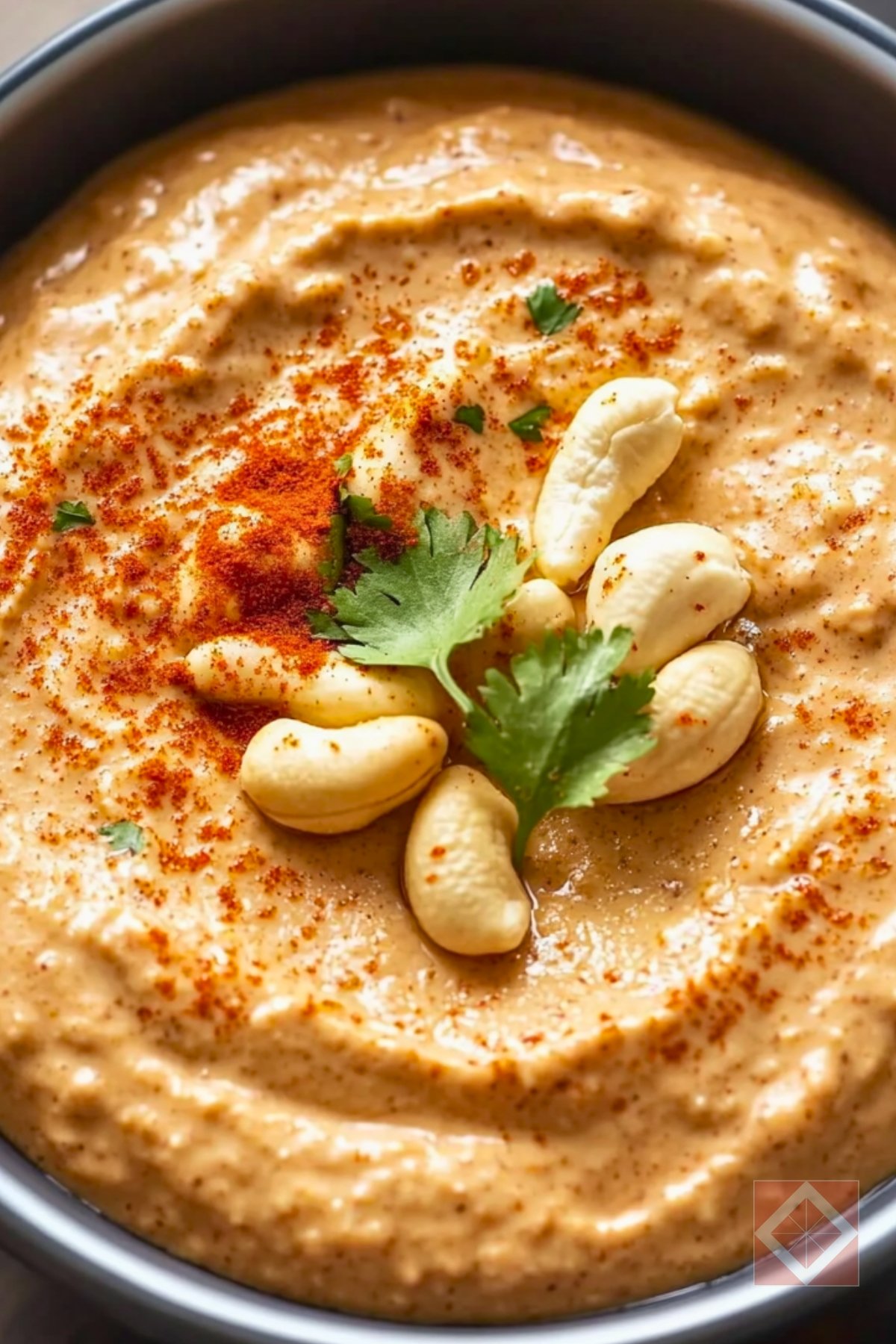 Creamy & Spicy Coconut Cashew Dip You’ll Want on Everything - Spicy Coconut Cashew Dip pin 1 midia