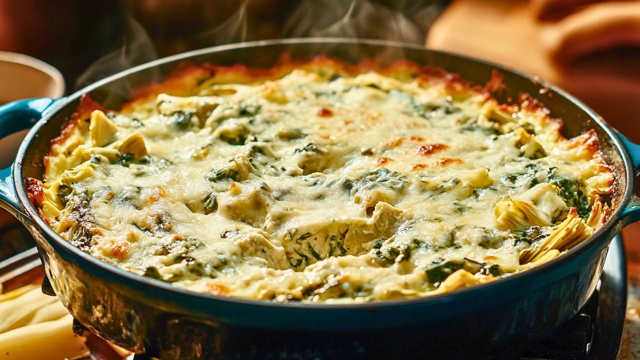 13 Anti-Inflammatory Snack & Appetizer Recipes That Heal & Delight - Spinach and Artichoke Dip midia