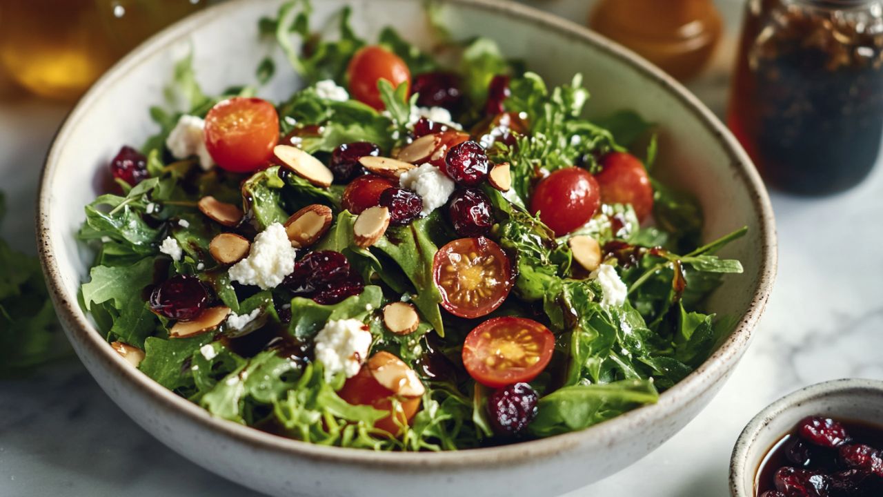 This 15-Minute Spring Salad Tastes Like It Came From a Restaurant - Spring Greens Salad midia