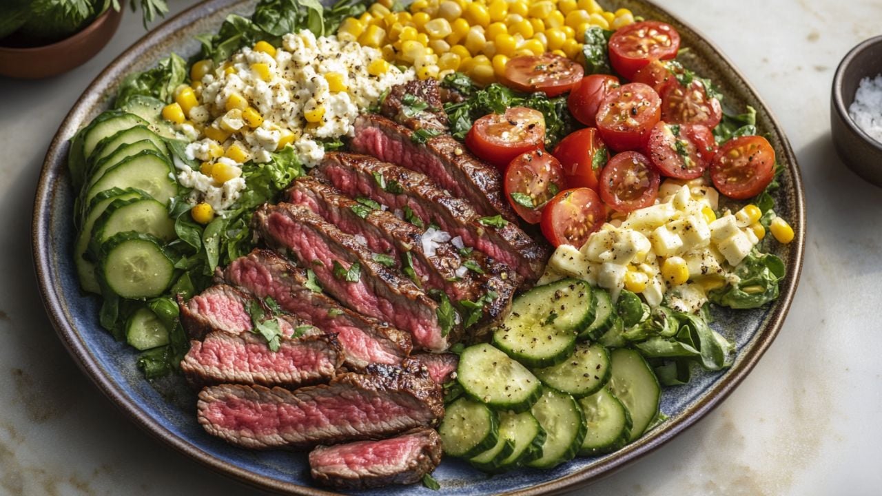 This Steak Cobb Salad Is So Good, You’ll Plan to Have Leftovers - Steak Cobb Salad midia