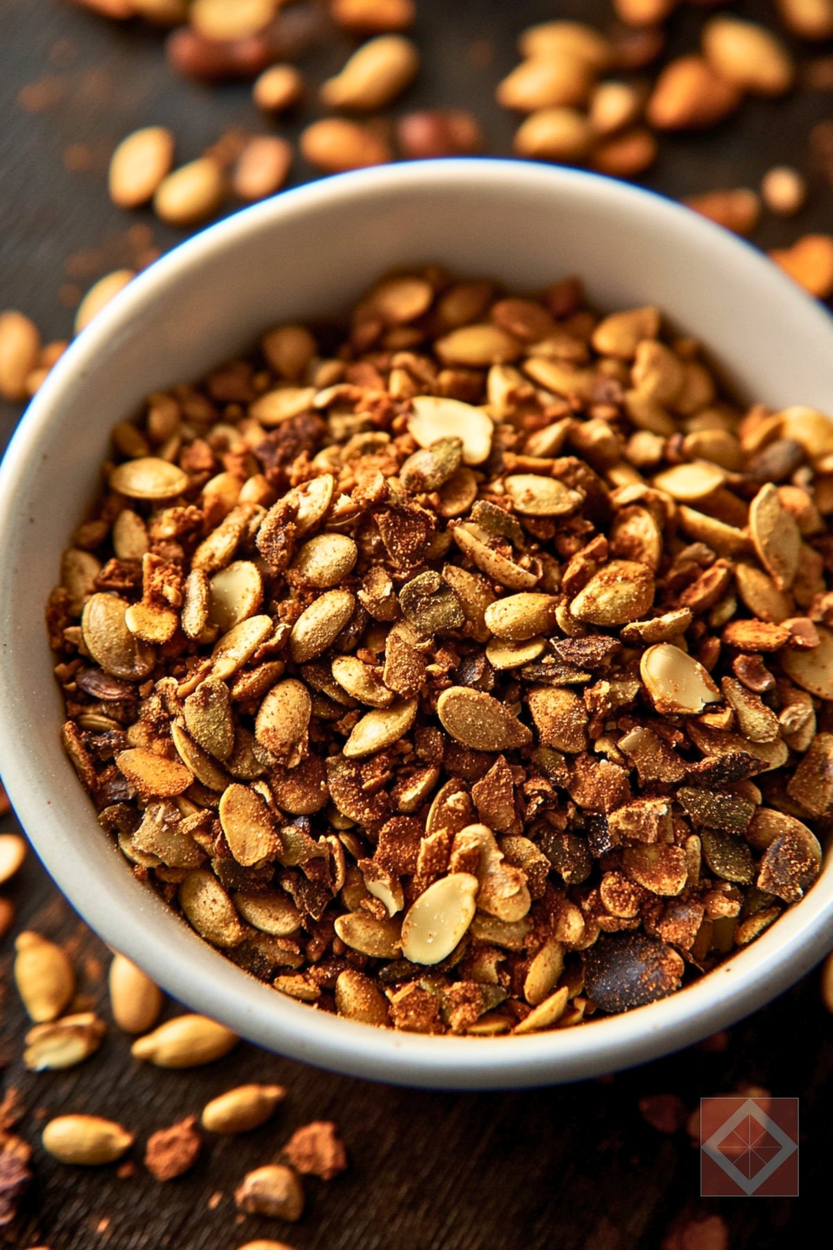 The Best Sweet & Spicy Pepitas for Crunchy Snacking - Sweet and Spicy Pepitas pin 1 midia