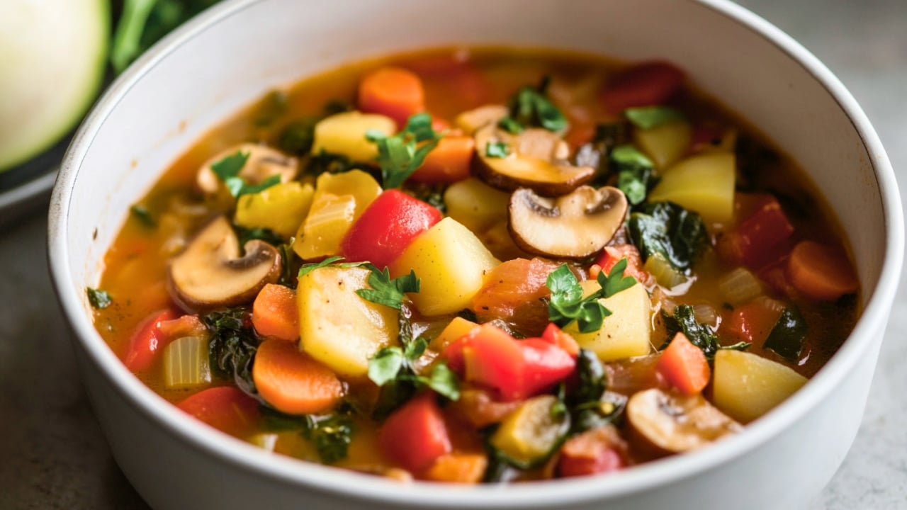 Easy Hearty Ten-Vegetable Stew One-Pot Recipe for Cozy Dinners - Ten Vegetable Stew One Pot midia